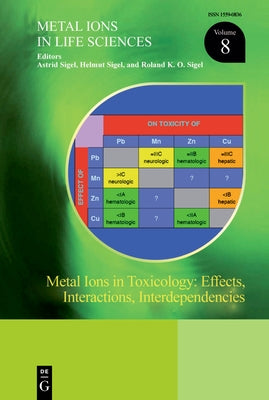 Metal Ions in Toxicology: Effects, Interactions, Interdependencies by Sigel, Astrid