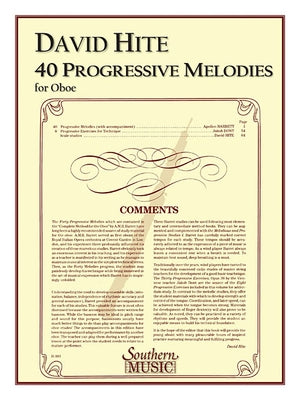 40 Progressive Melodies: Oboe by Barrett, Apollon