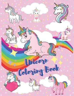 Unicorn Coloring Book: Coloring Book For Kids Ages 4-8 (English Edition) (8.5x11 - 50 Pages) by Mo, Char