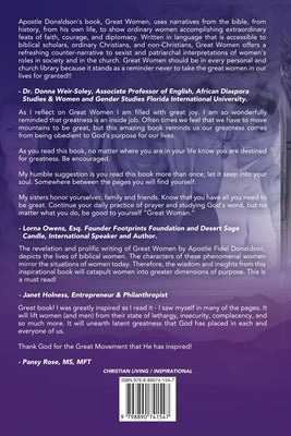 Great Women Journal by Donaldson, Fidel