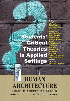 Students' Critical Theories in Applied Settings by Tamdgidi, Mohammad H.
