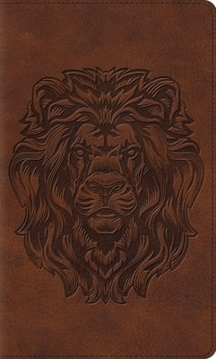ESV Thinline Bible, Red Letter (Trutone, Brown, Royal Lion Design) by Esv Bibles