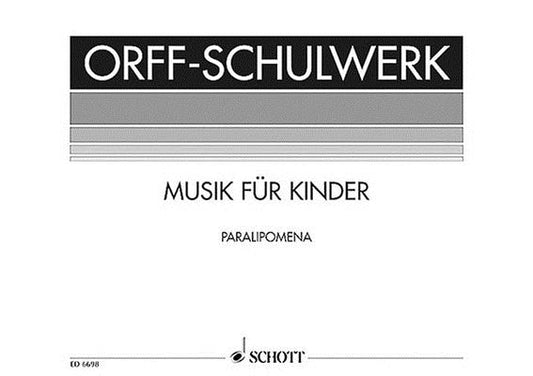 Paralipomena by Orff, Carl