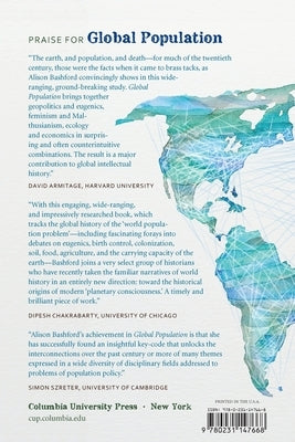 Global Population: History, Geopolitics, and Life on Earth by Bashford, Alison
