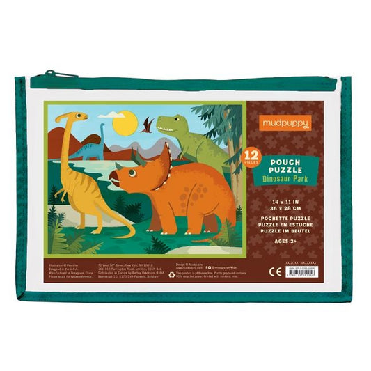Dinosaur Park Pouch Puzzle by Mudpuppy