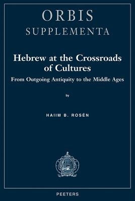 Hebrew at the Crossroads of Cultures: From Outgoing Antiquity to the Middle Ages by Rosen, Hb
