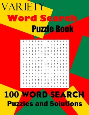 Variety Word Search Puzzle Book: 100 Word Search Puzzles and Solutions by Stationary, Blessed Creations