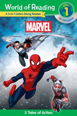 World of Reading: Marvel Marvel 3-In-1 Listen-Along Reader (World of Reading Level 1): 3 Tales of Action with CD! [With Audio CD] by Marvel Press Book Group