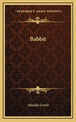 Babbit by Lewis, Sinclair