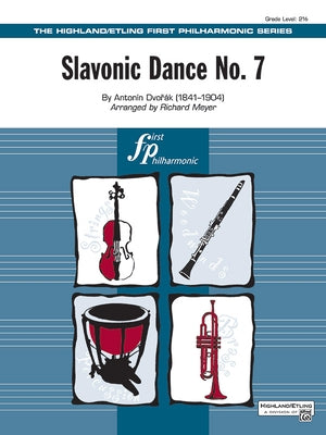 Slavonic Dance No. 7: Conductor Score & Parts by Dvorák, Antonín