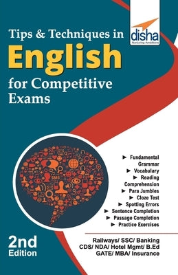 Tips & Techniques in English for Competitive Exams 2nd Edition by Disha Experts