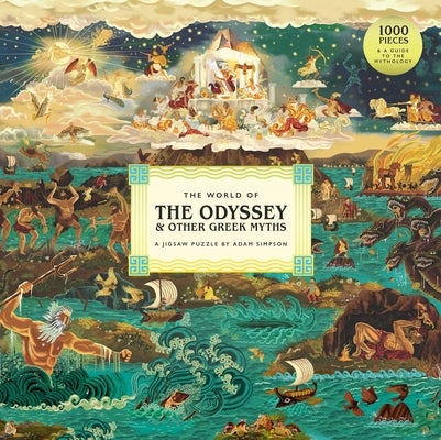 The World of the Odyssey & Other Greek Myths: A 1000-Piece Jigsaw Puzzle by Adam Simpson by Simpson, Adam
