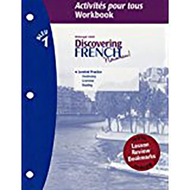 Activites Pour Tous with Lesson Review Bookmarks Level 1 [With Lesson Review Bookmarks] by ML