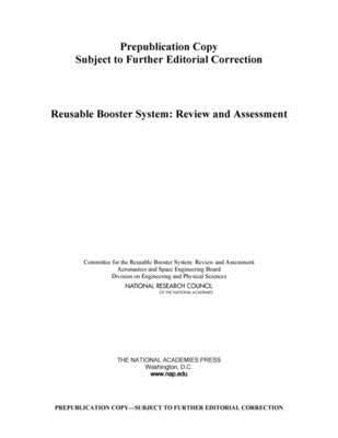 Reusable Booster System: Review and Assessment by National Research Council