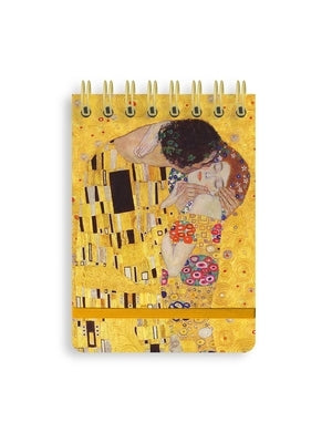 Gustav Klimt: The Kiss (Spiral Bound Pocket Notebook) by Flame Tree Studio