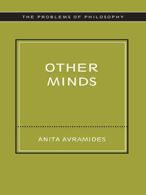 Other Minds by Avramides, Anita