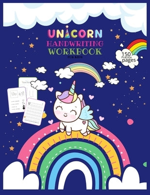 Unicorn Handwriting Workbook for Kids: Unicorn Handwriting Practice Paper Letter Tracing Workbook for Kids -ABC Letter Tracing for Preschoolers - Kind by Library, Journals