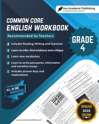 Common Core English Workbook: Grade 4 by Publishing, Ace Academic