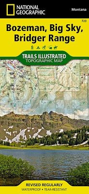 Bozeman, Big Sky, Bridger Range Map by National Geographic Maps