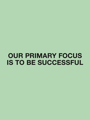Jessica Vaughn: Our Primary Focus Is to Be Successful by Vaughn, Jessica