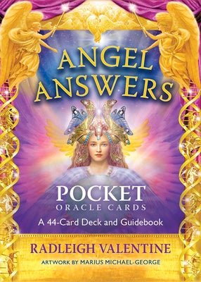 Angel Answers Pocket Oracle Cards: A 44-Card Deck and Guidebook by Valentine, Radleigh