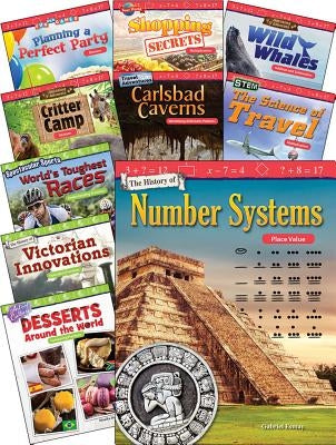 Operations, Algebraic Reasoning and Fractions for Third Grade, 10-Book Set by Teacher Created Materials
