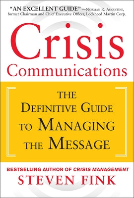 Crisis Communication (Pb) by Fink, Steven