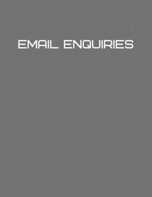 email enquiries grey: email enquiries book for general email quotations 120 pages cover in grey by Books, Shields
