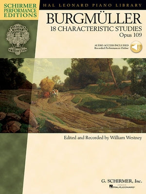 Johann Friedrich Burgmuller - 18 Characteristic Studies, Opus 109 Book/Online Audio by Burgmuller, Johann Friedrich