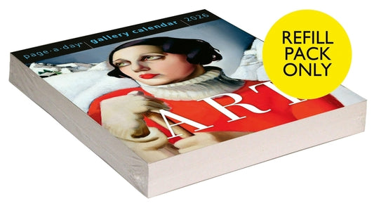 Art Page-A-Day(r) Gallery Calendar Refill Pack 2026 by Workman Calendars
