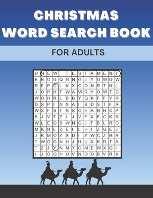 Christmas Word Search Book For Adults: Large Print Christian Puzzles Perfect Gift For Kids Colorbook 2 in 1 by Winter, Teddy