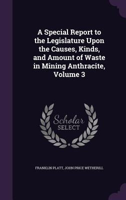 A Special Report to the Legislature Upon the Causes, Kinds, and Amount of Waste in Mining Anthracite, Volume 3 by Platt, Franklin