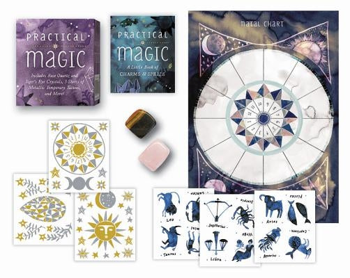 Practical Magic: Includes Rose Quartz and Tiger's Eye Crystals, 3 Sheets of Metallic Tattoos, and More! by Van De Car, Nikki
