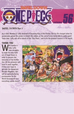 Thank You. (One Piece, Vol. 56) by Oda, Eiichiro