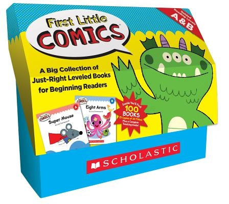 First Little Comics: Guided Reading Levels A & B (Classroom Set): A Big Collection of Just-Right Leveled Books for Beginning Readers by Charlesworth, Liza