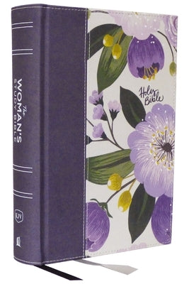 Kjv, the Woman's Study Bible, Cloth Over Board, Purple Floral, Red Letter, Full-Color Edition, Comfort Print: Receiving God's Truth for Balance, Hope, by Patterson, Dorothy Kelley