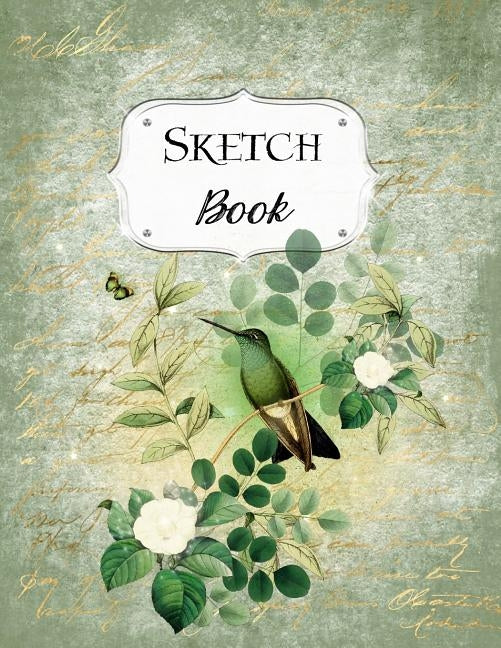 Sketch Book: Bird Sketchbook Scetchpad for Drawing or Doodling Notebook Pad for Creative Artists #2 Green Floral Flowers by Doodles, Jazzy