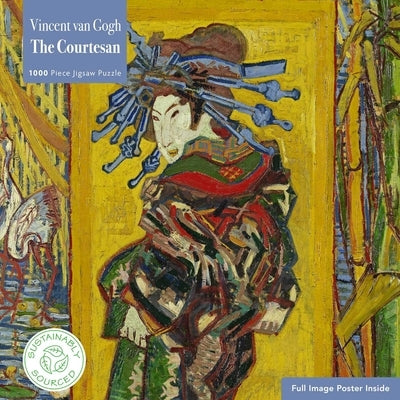Adult Sustainable Jigsaw Puzzle Vincent Van Gogh: The Courtesan: 1000-Pieces. Ethical, Sustainable, Earth-Friendly by Flame Tree Studio