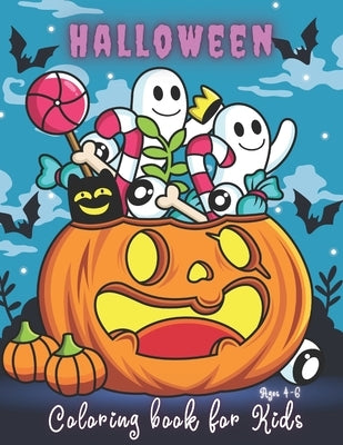 Halloween Coloring Books for Kids Ages 4-6: Black Cat, Funny Halloween Coloring Book for Toddlers and Kids, Bulk Size, Large Size, Book for Grown Up, by Mindhalloweenhouse