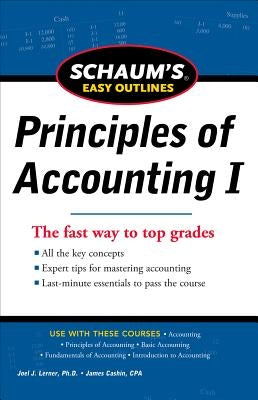 Schaum's Easy Outline of Principles of Accounting by Lerner, Joel