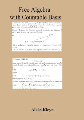 Free Algebra with Countable Basis by Kleyn, Aleks