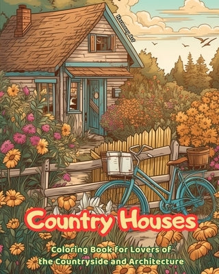 Country Houses Coloring Book for Lovers of the Countryside and Architecture Amazing Designs for Total Relaxation: Dream Homes in Beautiful Countryside by Art, Harmony