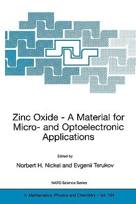 Zinc Oxide - A Material for Micro- And Optoelectronic Applications: Proceedings of the NATO Advanced Research Workshop on Zinc Oxide as a Material for by Nickel, Norbert H.