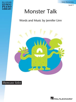 Monster Talk: Hal Leonard Student Piano Library Showcase Solos Early Elementary - Level 1 by Linn, Jennifer