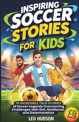 Inspiring Soccer Stories for Kids: 15 Incredible True Stories of Soccer Legends Overcoming Challenges with Grit, Resilience, and Determination by Hudson, Leo