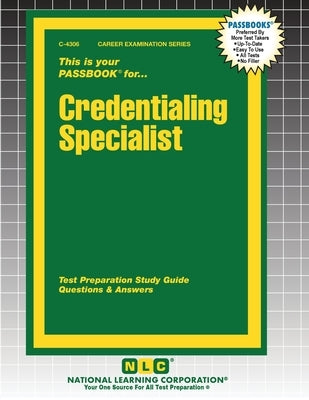 Credentialing Specialist by Passbooks