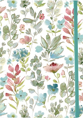 Floral Watercolor Journal (Deluxe Binding with Gold Gilded Pages) by 