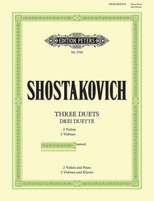 3 Duets Op. 97d for 2 Violins and Piano by Shostakovich, Dmitri
