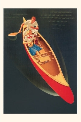 Vintage Journal Couple in Canoe by Found Image Press
