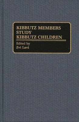 Kibbutz Members Study Kibbutz Children by Lavi, Zvi